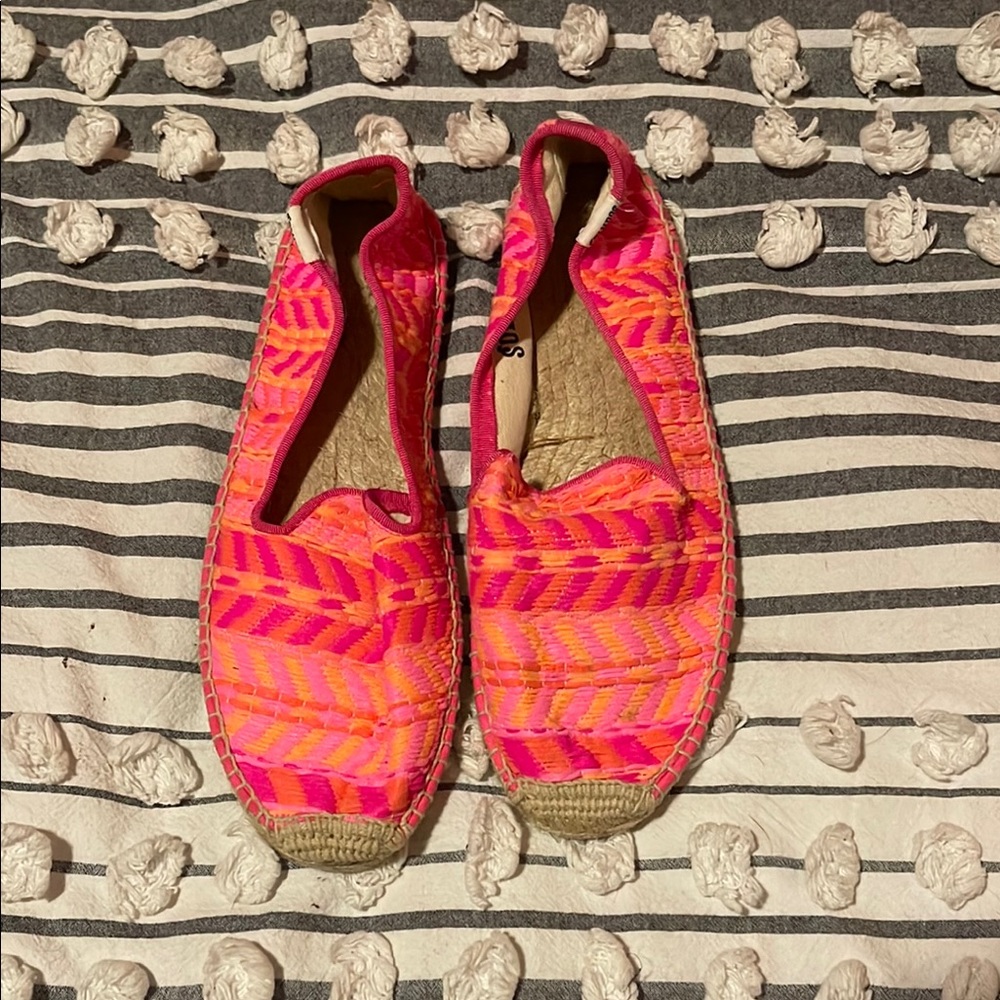 Soludos Vibrant Pink Espadrilles